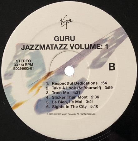 Buy Guru : Jazzmatazz Volume 1 (LP, Album, RE) Online for a great