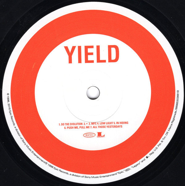 Pearl Jam - Yield (LP, Album, RE, RM)