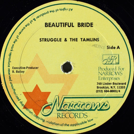 Struggle & The Tamlins / Joy White : Beautiful Bride / Come Ame (12")