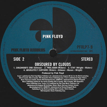 Pink Floyd : Obscured By Clouds (Music From La Vallée) (LP, Album, RE, RM, 180)