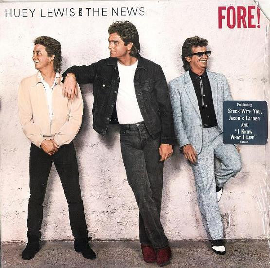 Huey Lewis & The News : Fore! (LP, Album, Car)