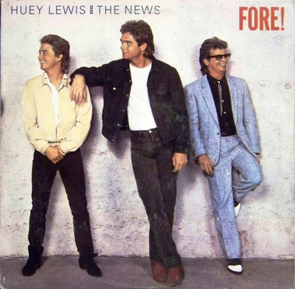 Huey Lewis & The News : Fore! (LP, Album, Car)