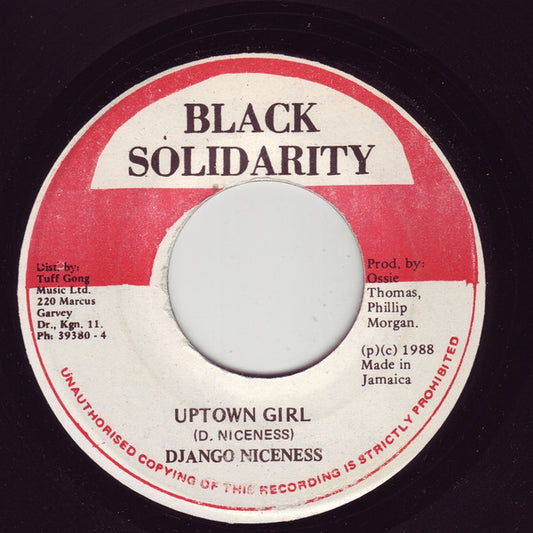 Django Niceness : Uptown Girl (7")