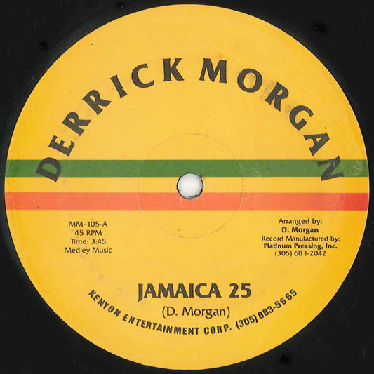 Derrick Morgan / Sugar Lee (2) : Jamaica 25 / Brave Driver (12")