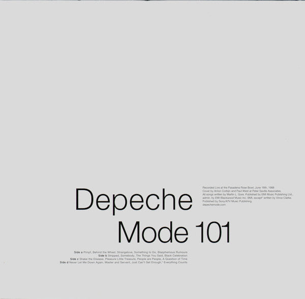 Depeche Mode : 101 (2xLP, Album, RE, 180)