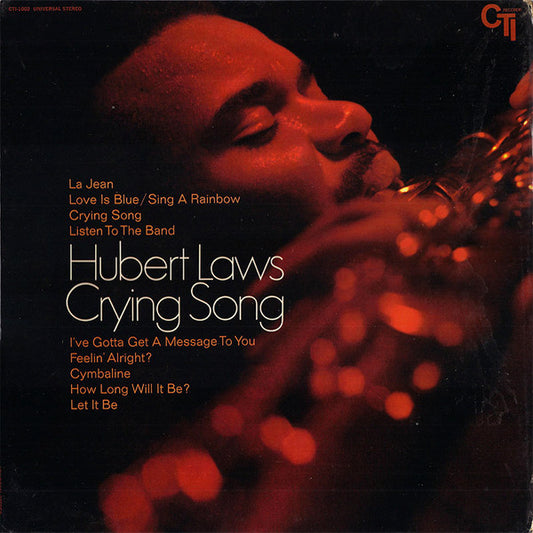 Hubert Laws : Crying Song (LP, Album)