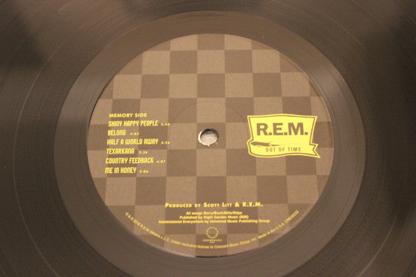 R.E.M. : Out Of Time (LP, Album, RE, RM, 180)