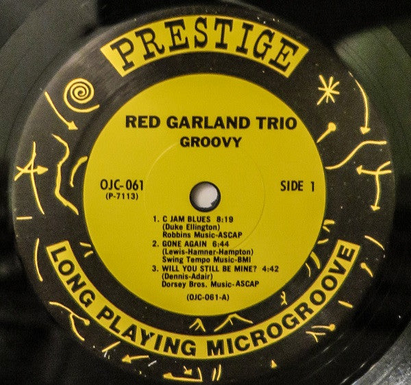 Red Garland Trio* - Groovy (LP, Album, RE, RP)