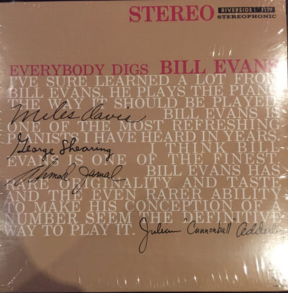 Bill Evans Trio* : Everybody Digs Bill Evans (LP, Album, RE, RP)