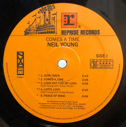 Neil Young : Comes A Time (LP, Album, RE, RM)