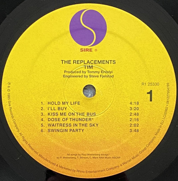 The Replacements : Tim (LP, Album, RE)