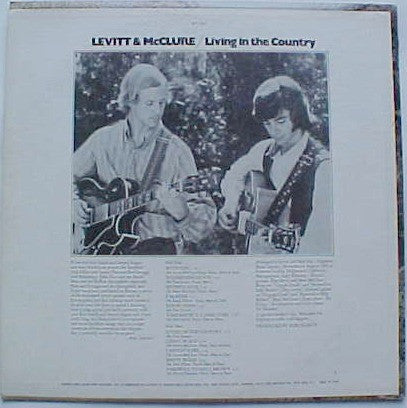 Dan Levitt & Marc McClure - Living In The Country (LP, Album, Promo)