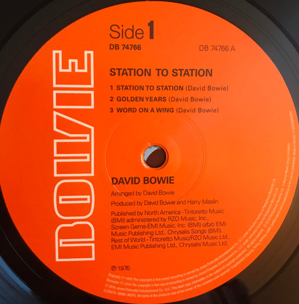David Bowie - Station To Station (LP,Album,Reissue,Remastered,Stereo)