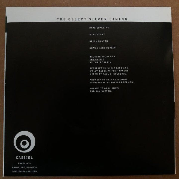 Shelf Life (4) : The Object (7", Single)